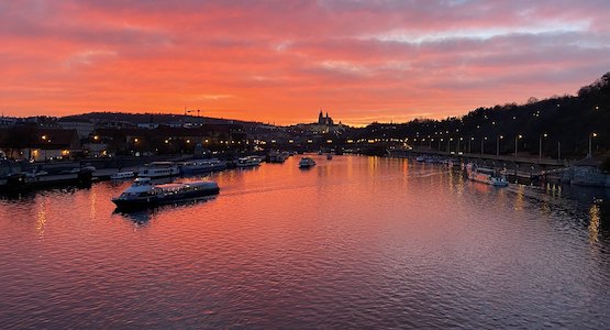 Prague twilight