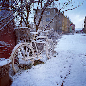 Winter Comes by Bike